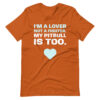I'M A LOVER NOT A FIGHTER. MY PITBULL IS TOO. T-shirt - Image 10