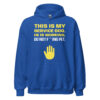 THIS IS MY SERVICE DOG. HE IS WORKING. DO NOT F***ING PET. Hoodie - Image 8