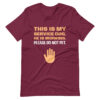 THIS IS MY SERVICE DOG. HE IS WORKING. PLEASE DO NOT PET T-shirt - Image 5